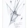 MENGUY frédéric - Dessin original à l'encre "Bateaux 02" 27x21cm - 1963