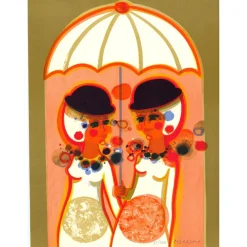 MENGUY frédéric - Lithographie originale "Les Angéliques I" 56x42cm