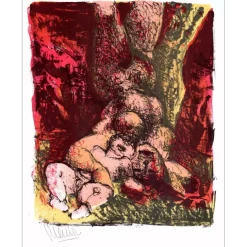MENTOR Blasco - Lithographie originale "Composition" 27x21cm - 1963