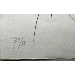MIRO Joan - Gravure originale au carborundum "Espriu III" 89x70cm - 1975