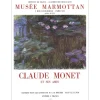 MONET Claude - Lithographie "Exposition Musée Marmottan, Paris" 55x40cm - 1970