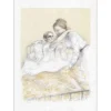 MORETTI Lucien Philippe - Lithographie originale "Le coucher" 54x38cm - 1975