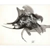 MORETTI Raymond - Dessin original à l'encre "Composition GD12" 45x58cm