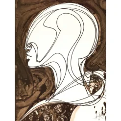 MORETTI Raymond - Lithographie originale "Composition 03"  52x38cm - 1982