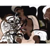MORETTI Raymond - Lithographie originale "La rue Saint Denis 11"  50x65cm - 1974