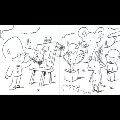 MOYA Patrick - Catalogue Raisonné (2 volumes) + Dessin original à l'encre