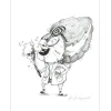 OH MAMIE! - Dessin original "Mamie Stein" 24x18cm