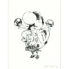 OH MAMIE! - Sérigraphie originale "Mamie Yoshi" 35x25cm