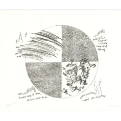 PARANT Jean-Luc - Lithographie originale "Boules les yeux ouverts" 56x71cm - 2013