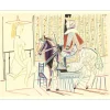 PICASSO Pablo - Lithographie en couleur "La Comédie Humaine I II 54. I" 26x35cm