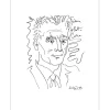 PICASSO Pablo - Lithographie "Frédéric Joliot-Curie" 65x50cm