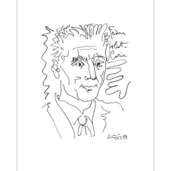 PICASSO Pablo - Lithographie "Frédéric Joliot-Curie" 65x50cm