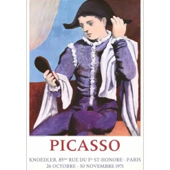 PICASSO Pablo - Lithographie "Galerie Knoedler, Paris" 76x50cm - 1971