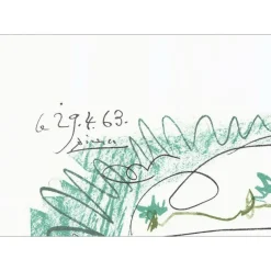 PICASSO Pablo - Lithographie "Maternité, Femme et enfant" 90x64cm