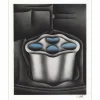 POLI Jacques - Lithographie originale "Composition 02" 40x32cm - 1978