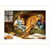 POULET Raymond - Lithographie originale "Les Quatre Saisons 08" 54x76cm - 1980