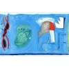 RADFORD Robert - Lithographie originale "Composition 03" 70x118cm