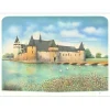 RAFFLEWSKI Rolf - Lithographie originale "Château du Plessis-Bourré" 54x75cm - Ex 1/250