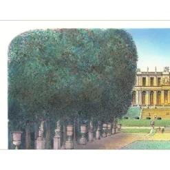 RAFFLEWSKI Rolf - Lithographie originale "Château de Versailles, le bassin d’Apollon" 54x75cm