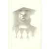 ROHNER Georges - Lithographie originale "Portrait" 51x33cm