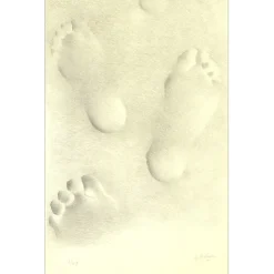 ROHNER Georges - Lithographie originale "Les pieds" 51x33cm