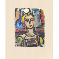 ROUAULT Georges - Héliogravure "La Roussalka" 42x33cm - 1943