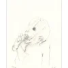 RUSTIN Jean - Lithographie "Personnage" 21x16cm - 1998