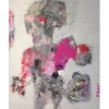 SAAM Jérôme - Dessin original à l'acrylique sur papier "Izia" 41x32cm