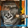 SENK Malcolm - Peinture originale - "Wild Spirit" 80x80cm - 2024