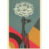 SHEPARD FAIREY (OBEY) - Sérigraphie "AK-47 Lotus " 91x61cm