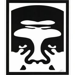 SHEPARD FAIREY (OBEY) - Sérigraphie "FACE WHITE 03" 76x63cm