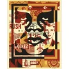 SHEPARD FAIREY (OBEY) - Sérigraphie "FACE COLLAGE 01" 61x45cm