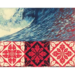 SHEPARD FAIREY (OBEY) - Sérigraphie "WAVE OF DISTRESS" 91x61cm