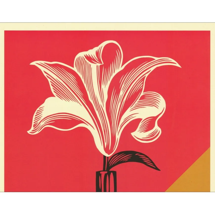 SHEPARD FAIREY (OBEY) - Sérigraphie "AR15 Lilly" 91x61cm