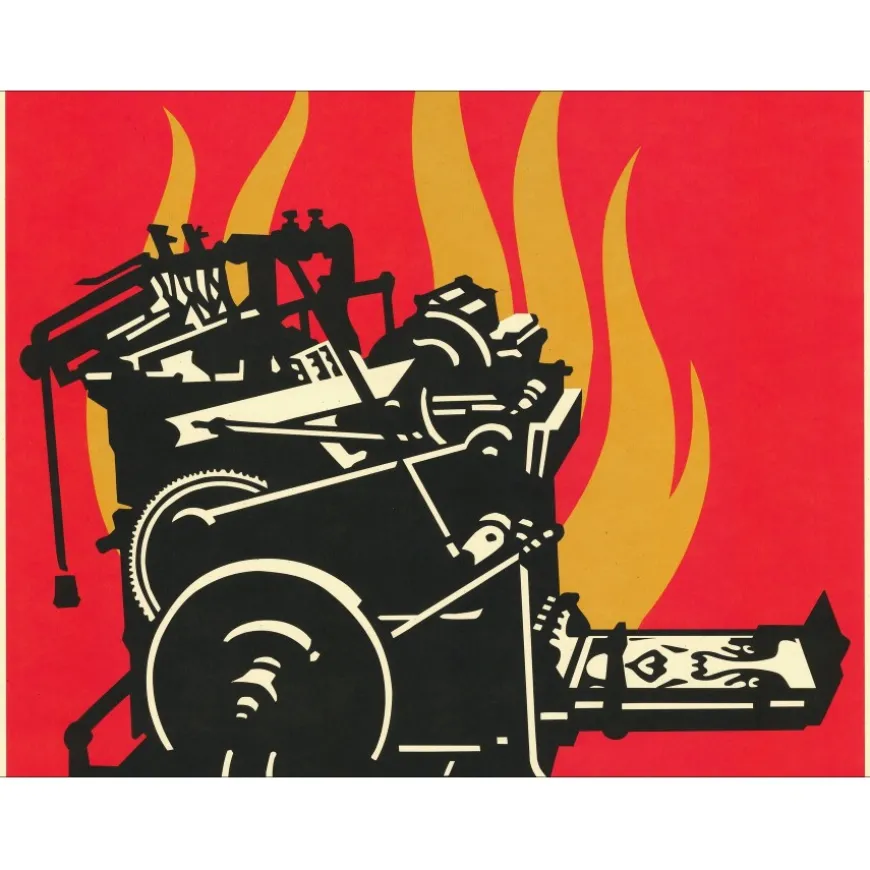 SHEPARD FAIREY (OBEY) - Sérigraphie "PRINT AND DESTROY" 91x61cm