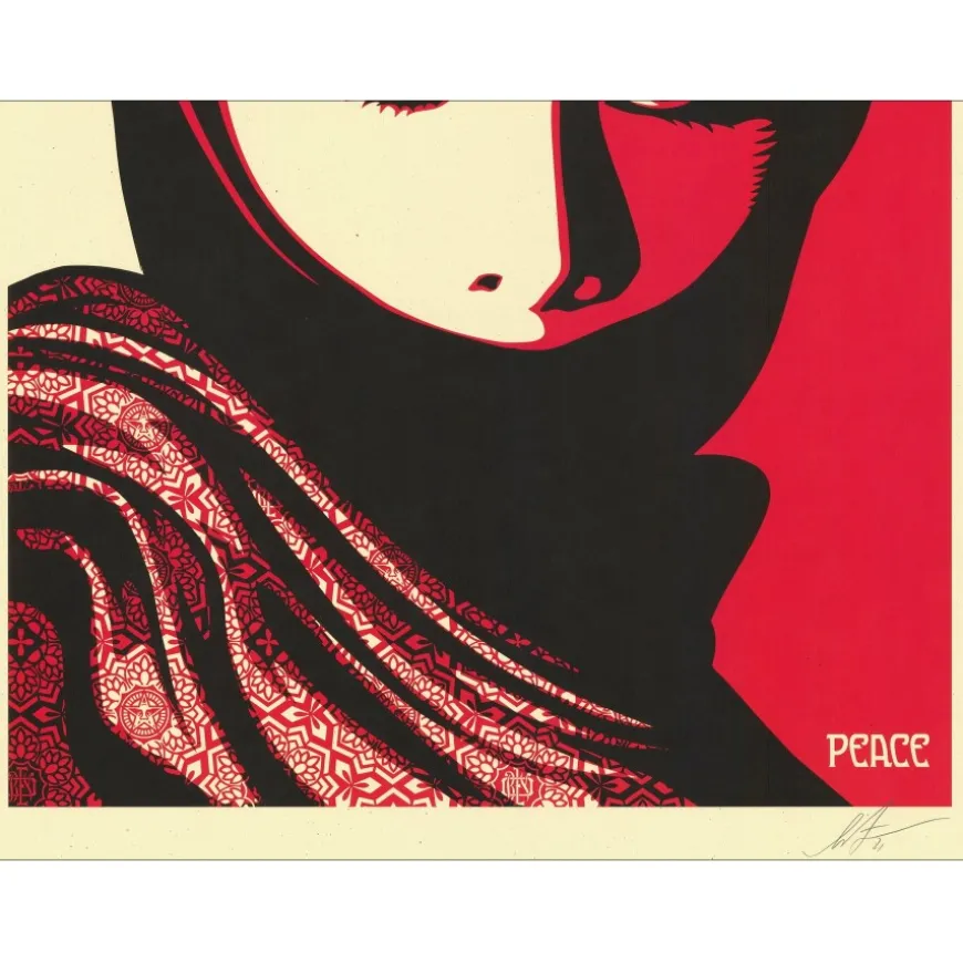 SHEPARD FAIREY (OBEY) - Sérigraphie "Mujer Fatale" 91x61cm