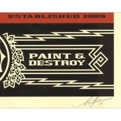 SHEPARD FAIREY (OBEY) - Sérigraphie "OBEY STAY UP GIRL" 91x61cm