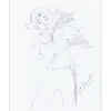 SIMONKA Georges - Dessin original à l'encre "Le flûtiste" 27x21cm - 1963