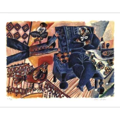 TOBIASSE Théo - Lithographie originale "Séjours secrets" 69x92cm