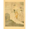 TOULOUSE-LAUTREC Henri - Lithographie "Conquête de passage" 76x54cm