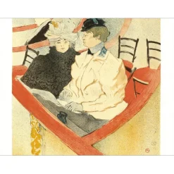 TOULOUSE-LAUTREC Henri - Lithographie originale "La grande Loge" - 71x52cm - 1964 - MOURLOT