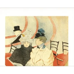 TOULOUSE-LAUTREC Henri - Lithographie originale "La grande Loge" - 71x52cm - 1964 - MOURLOT