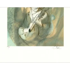 VALADIÉ Jean-Baptiste - Lithographie originale "Misogynie à part" - 74x52cm - 1976