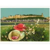 VERNET-BONFORT Robert - Lithographie originale "Château de Chinon" 54x75cm - Ex 1/250