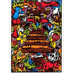 VERSCHAERE Fabien - Sérigraphie "Stairway to Heaven" 70x50cm - 2022