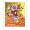 VIEILLEVIE Gérard - Lithographie originale "Bouquet Champêtre" 76x56cm