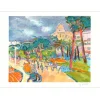 VIEILLEVIE Gérard - Lithographie originale "Le Negresco à Nice" 56x76cm