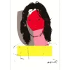 WARHOL Andy - Sérigraphie "Mick Jagger II" 57x39cm - 1995
