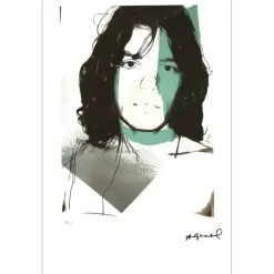 WARHOL Andy - Sérigraphie "Mick Jagger I" 57x39cm - 1995