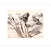 WEISBUCH Claude - Gravure originale "Le salon de musique" 57x76cm